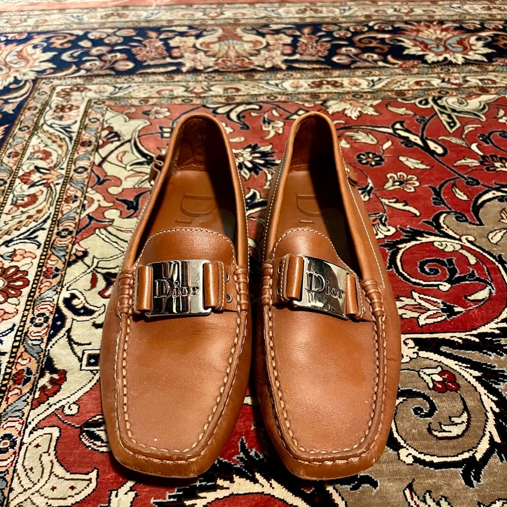 Dior Women Leather Loafers